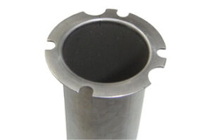 End Forming Flange With Notch